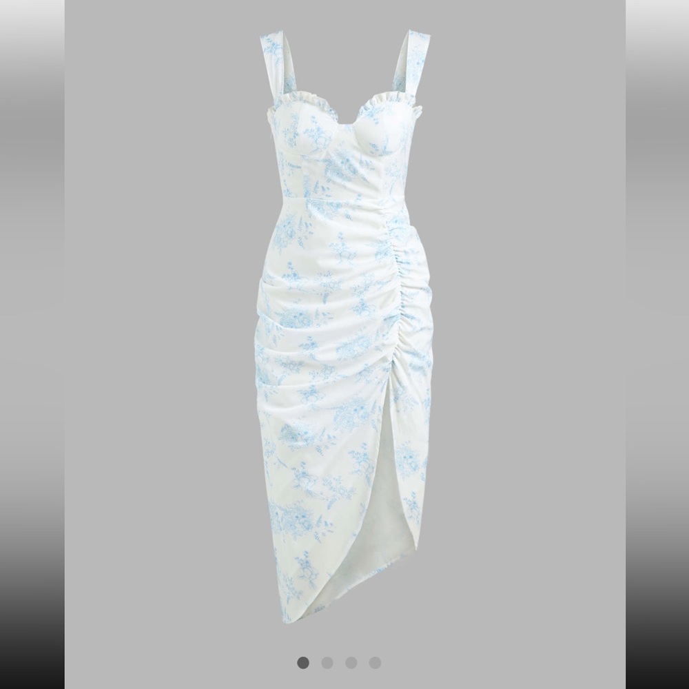 White and Blue Dress